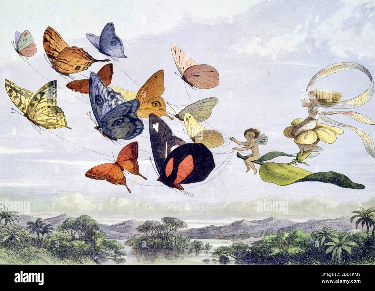 Richard Doyle - a Fairyland - 1870 Foto Stock