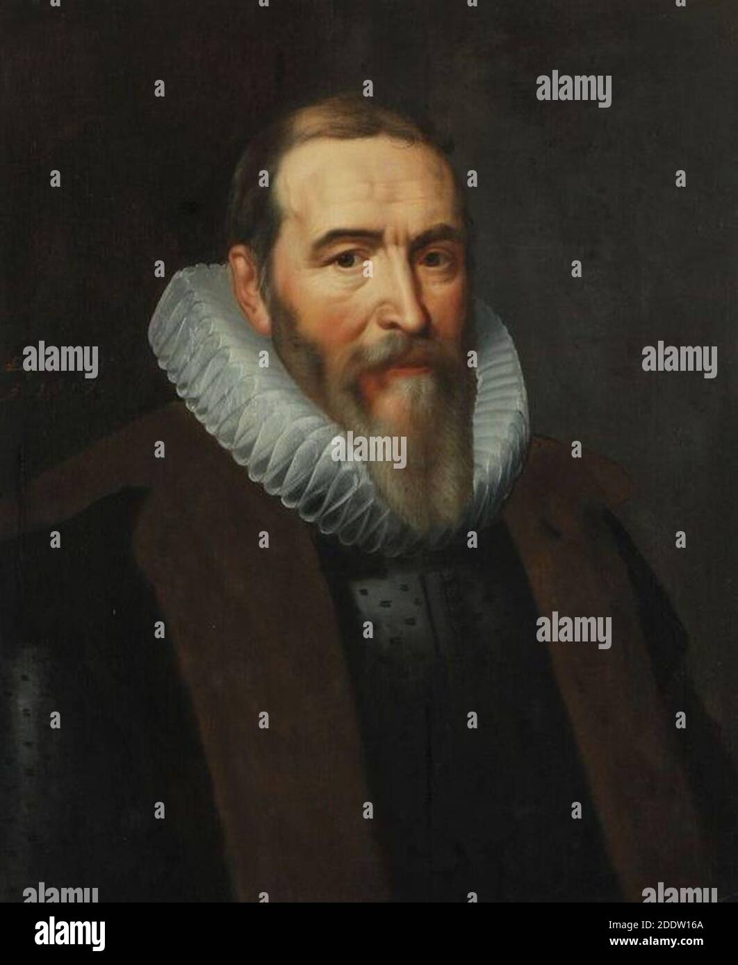 Kopie naar, Michiel Jansz. Van Mierevelt - portret van Johan van Oldenbarnevelt (1547-1619), pensionaris van Rotterdam Foto Stock