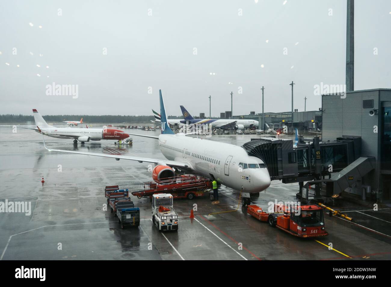 New York, USA - 20 ottobre 2020: Aeroporto internazionale JFK zona di gate di partenza. Foto Stock New York, USA - 20 ottobre 2020: Aeroporto internazionale JFK zona di gate di partenza. Foto Stock