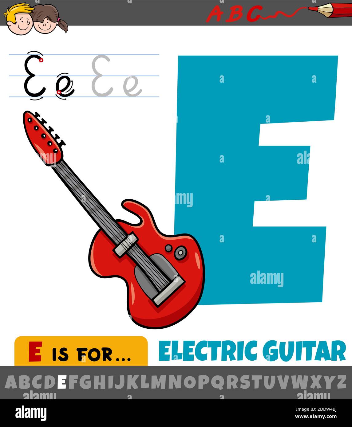 Electric guitar drawing immagini e fotografie stock ad alta risoluzione -  Pagina 2 - Alamy