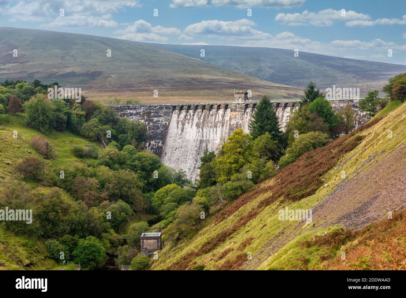 Grwyne Fawr Reservoir, Galles, Regno Unito Foto Stock