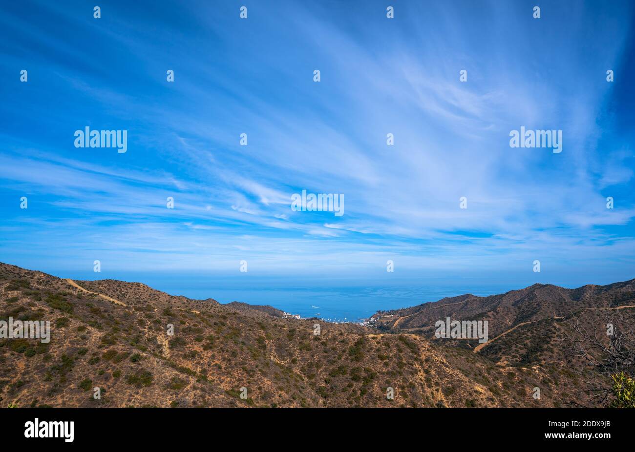 Escursione sull'isola di Santa Catalina Foto Stock