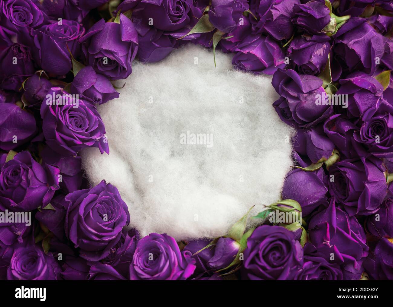 Sfondo Neonato Per Bambino Con Fiori Foto Stock Alamy