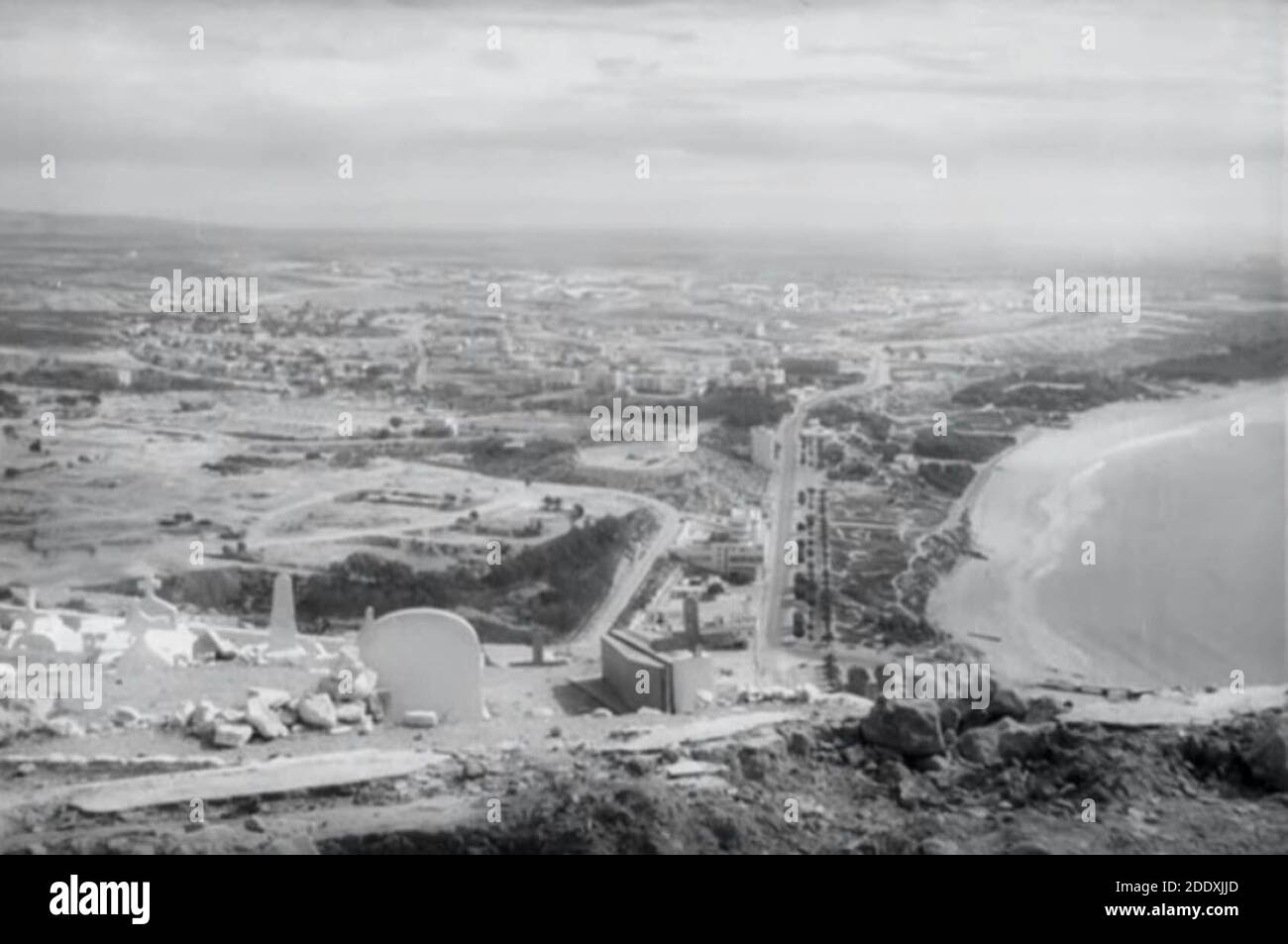 Agadir nel 1960, dopo il terremoto Foto Stock