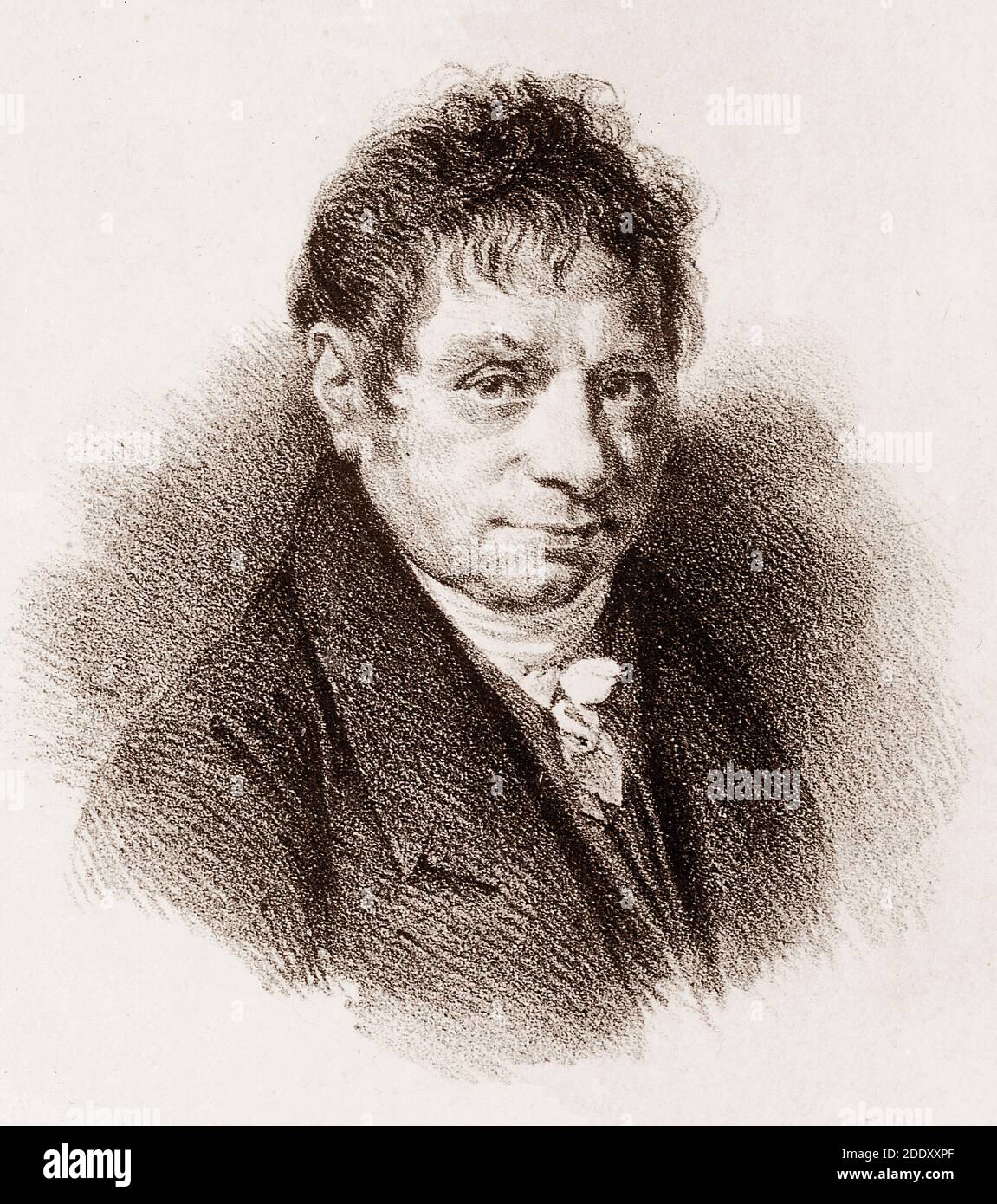 Ritratto di Jean-Baptiste Say (1767 – 1832) Foto Stock