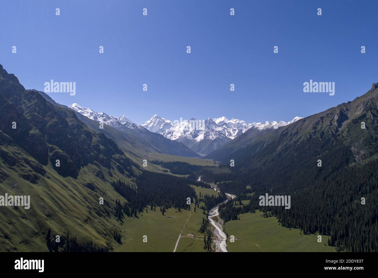China Summer Tower punto panoramico a xinjiang Foto Stock