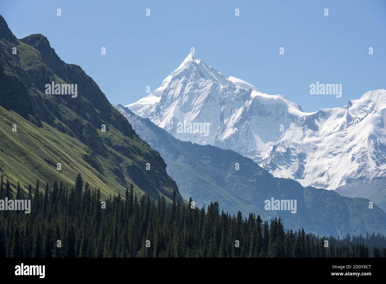 China Summer Tower punto panoramico a xinjiang Foto Stock