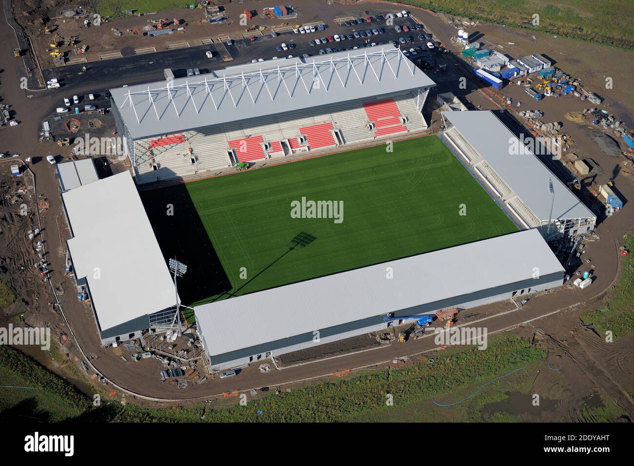Fotografia aerea Manchester - Trafford Park & Salford Quays Foto Stock