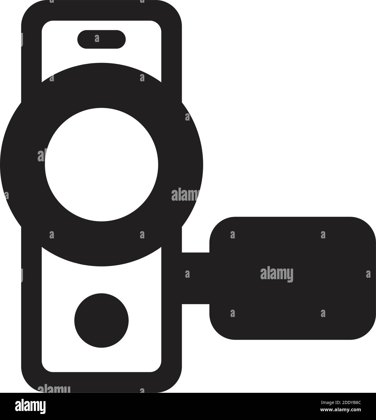 Videocamera, colore con icona vettore di sfondo che può essere facilmente modificato o modifica Illustrazione Vettoriale