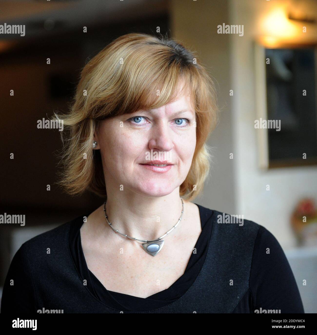 2011-03-10.Birutė Šakickienė è un vogatore lituano che ha vinto una medaglia di bronzo alle Olimpiadi 2000 di Sydney nel doppio sculls. Foto Stock