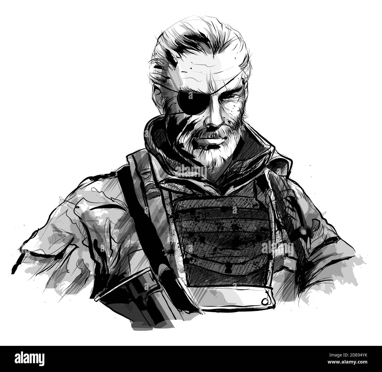 Agente speciale servizio segreto in missione - illustrazione vettoriale Illustrazione Vettoriale