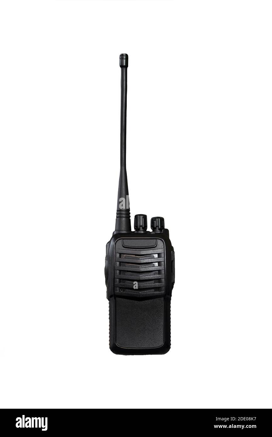 Radio portatile di sicurezza personalizzata nera in Turchia Foto Stock