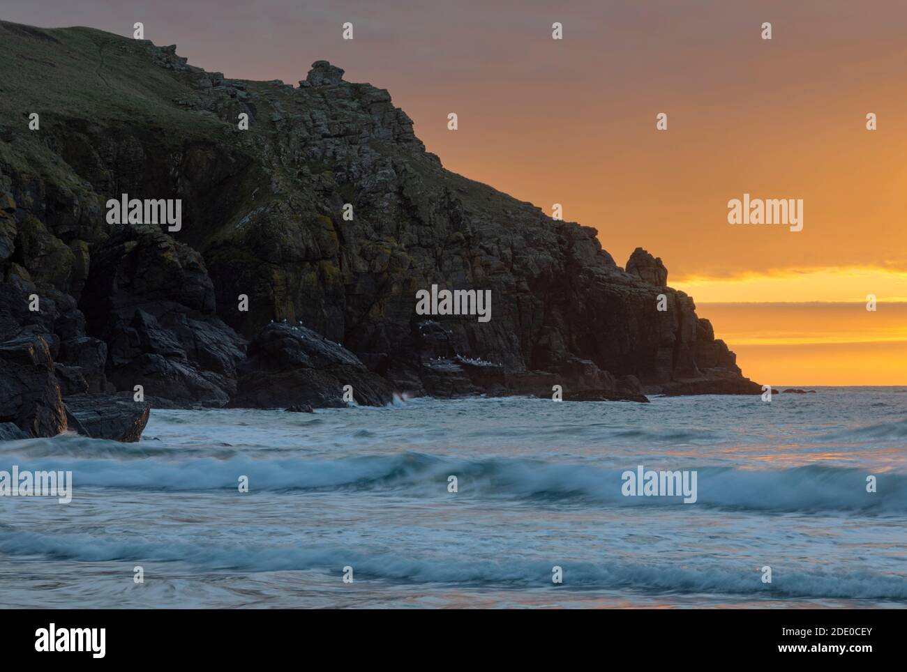 Sunrise Housel Bay Foto Stock
