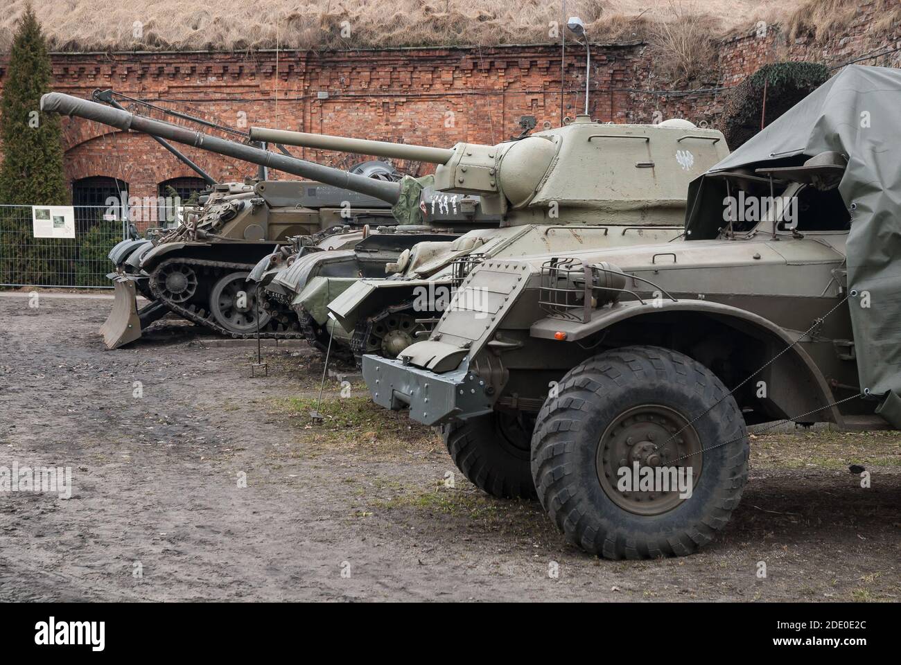 Museo di polacco di tecnologia militare (una filiale di Esercito Polacco museo), Varsavia, Polonia Foto Stock
