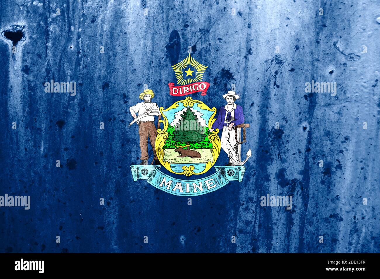 Texture astratta della ruggine superficie metallica. Foto Stock