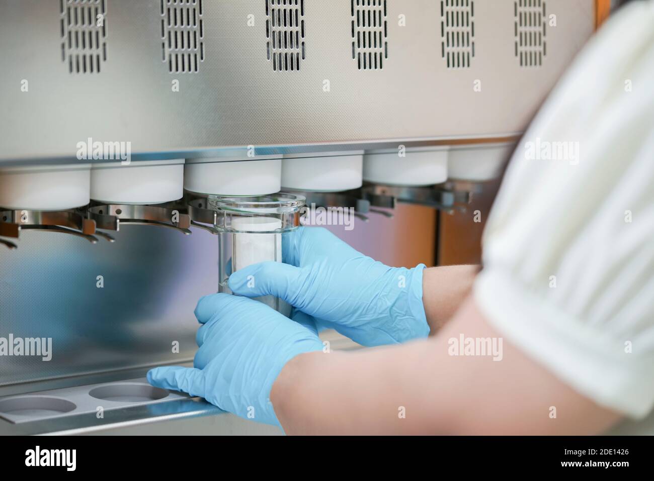 Estrattore Soxhlet Foto Stock