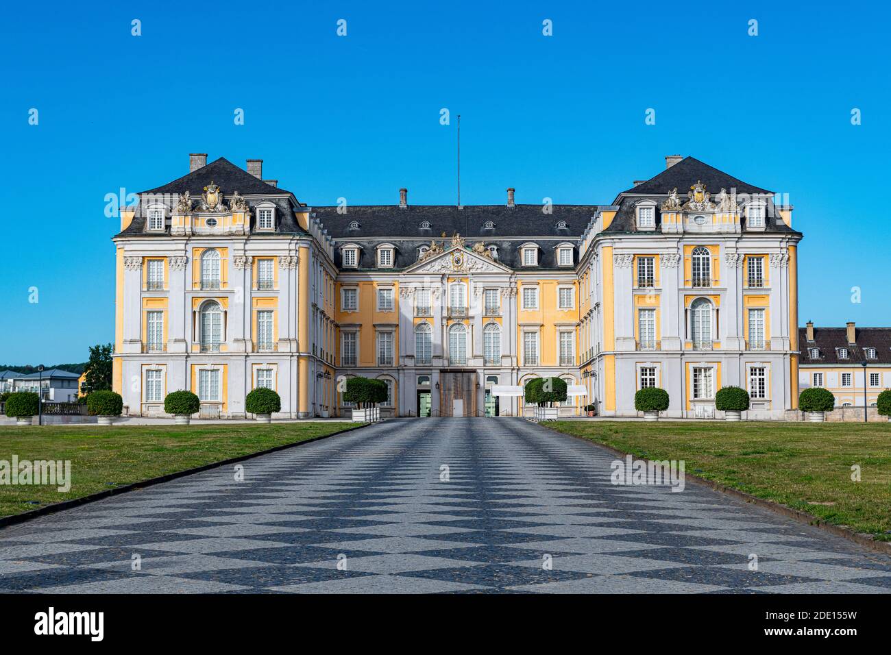 Palazzo di Augustusburg, Patrimonio dell'Umanità dell'UNESCO, Bruhl, Nord Reno-Westfalia, Germania, Europa Foto Stock