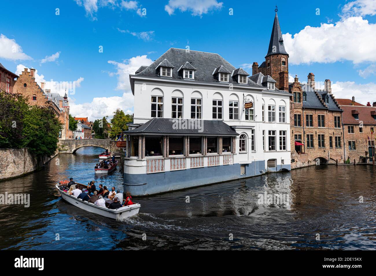 Bruges, Patrimonio dell'Umanità dell'UNESCO, Belgio, Europa Foto Stock