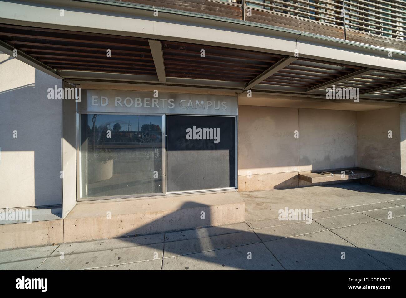 Viste intorno al campus di ed Roberts Berkeley Foto Stock