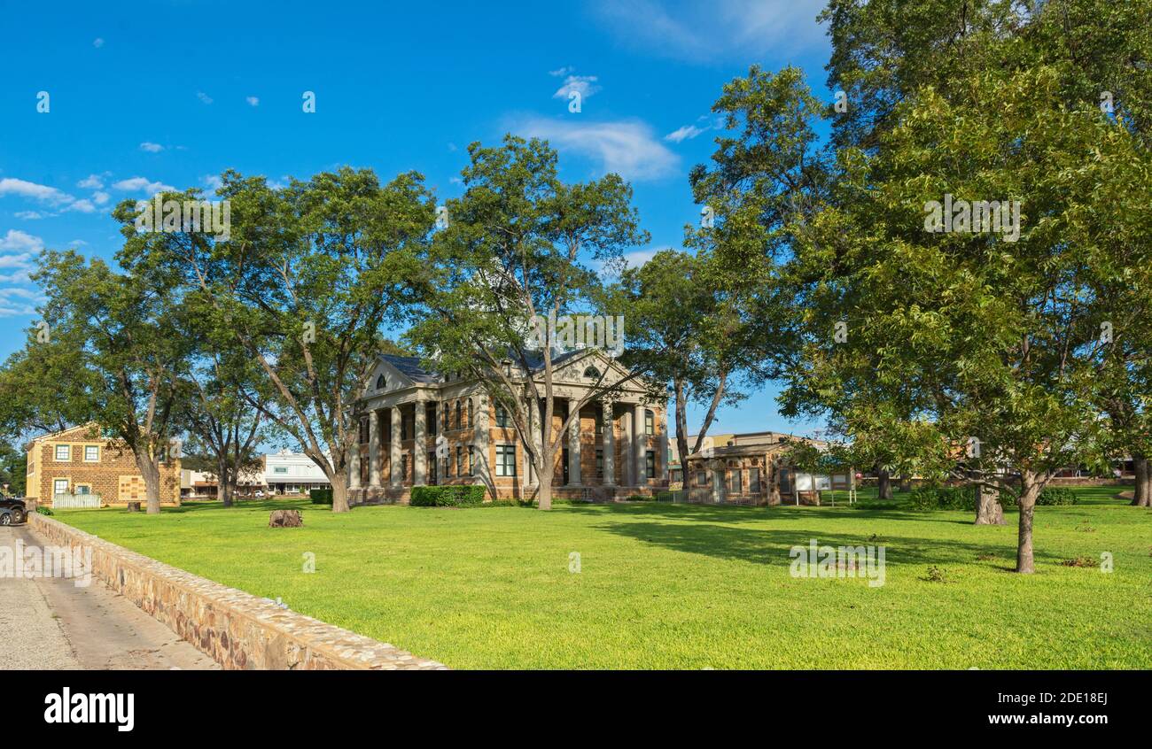 Texas Hill Country, Mason County Couthouse costruito nel 1909 Foto Stock