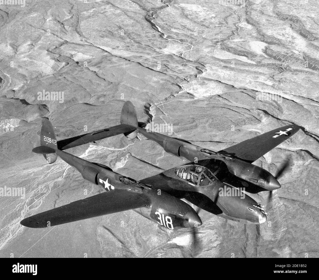 P-38 Lightning - forza aerea degli Stati Uniti Foto Stock