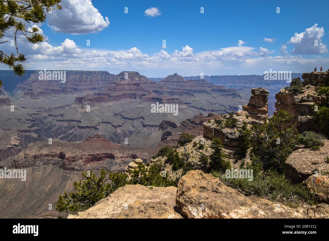 Yaki Point, South Rim, Grand Canyon National Park, Arizona, Stati Uniti Foto Stock