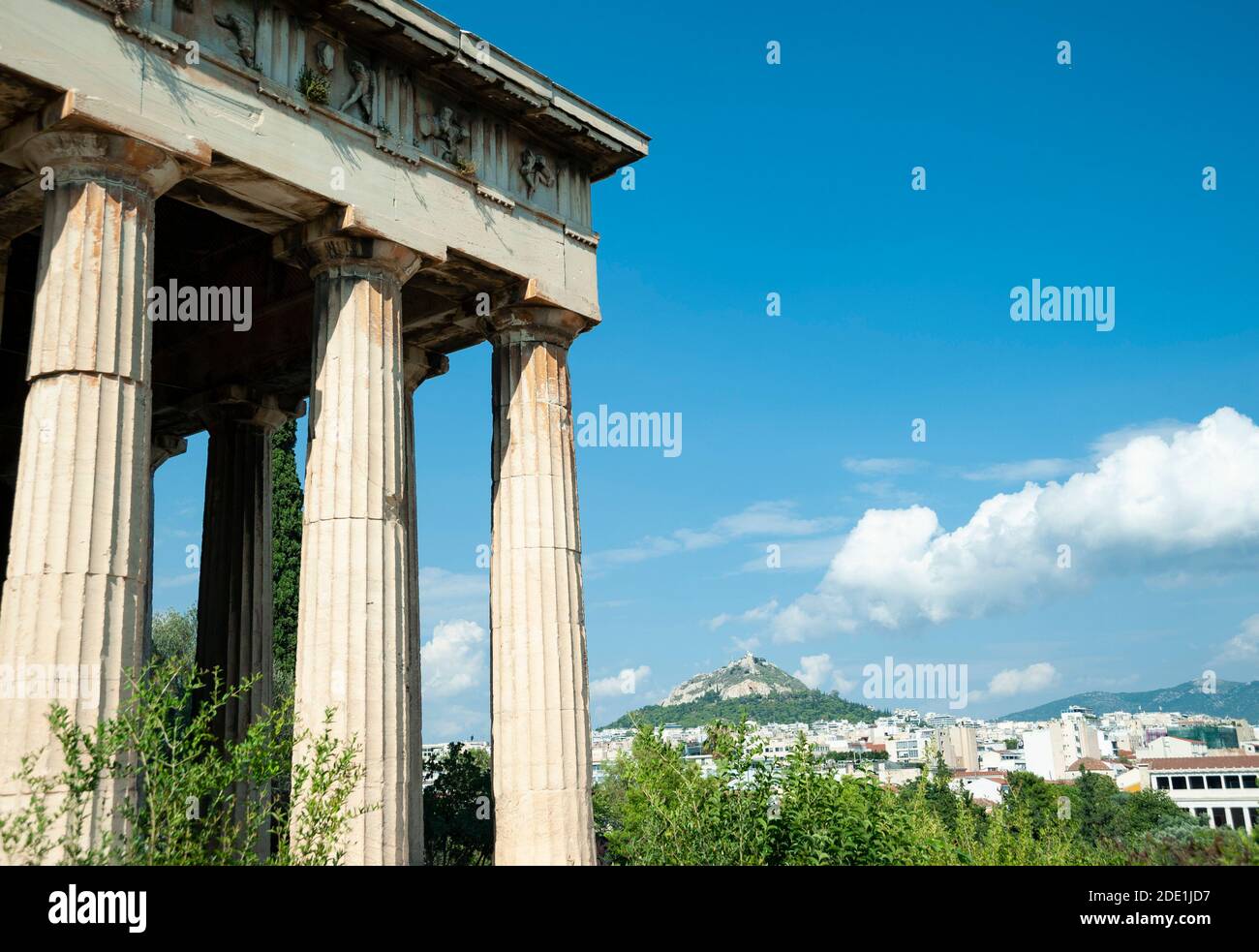 Tempio di Efesto, dio del fuoco, opera in metallo e artigianato, Atene, Grecia Foto Stock