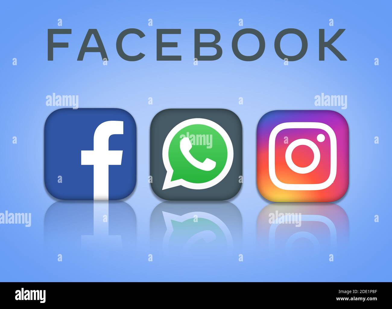 Società Facebook Foto Stock