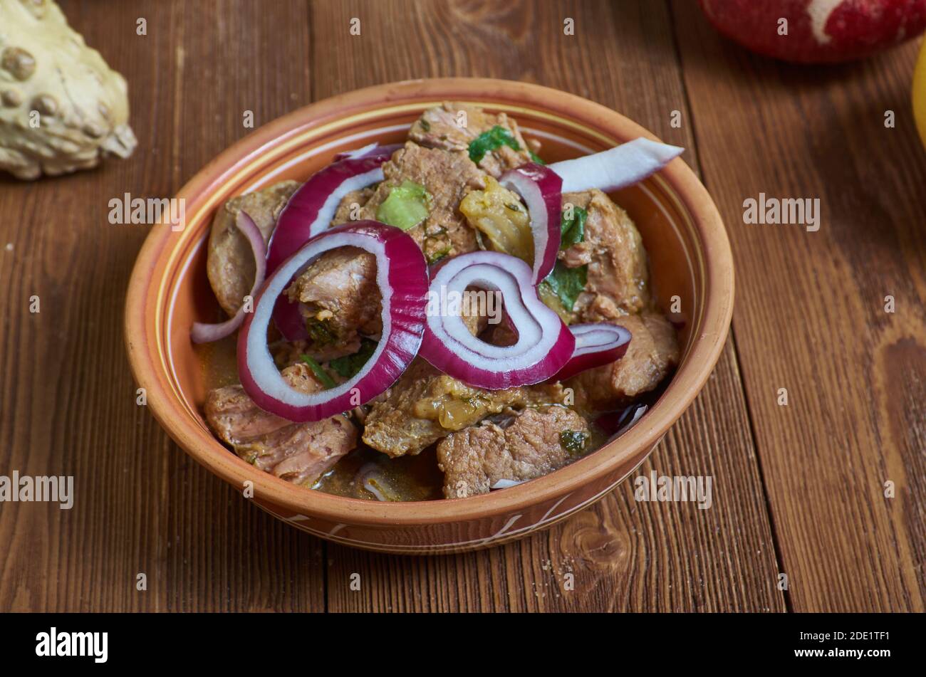 Nkwobi - il gustoso contorno nigeriano proviene dalla tribù Igbo, situata nella parte sud-orientale della Nigeria Foto Stock