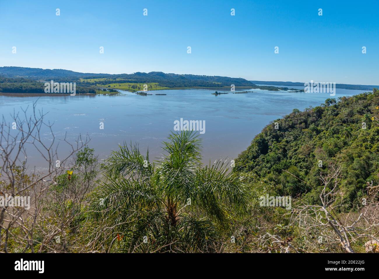 Parque Provinciale Teyú-Cuare al fiume Paraná, San Ignacio, Provincia Misiones, Argentina, America Latina, Foto Stock