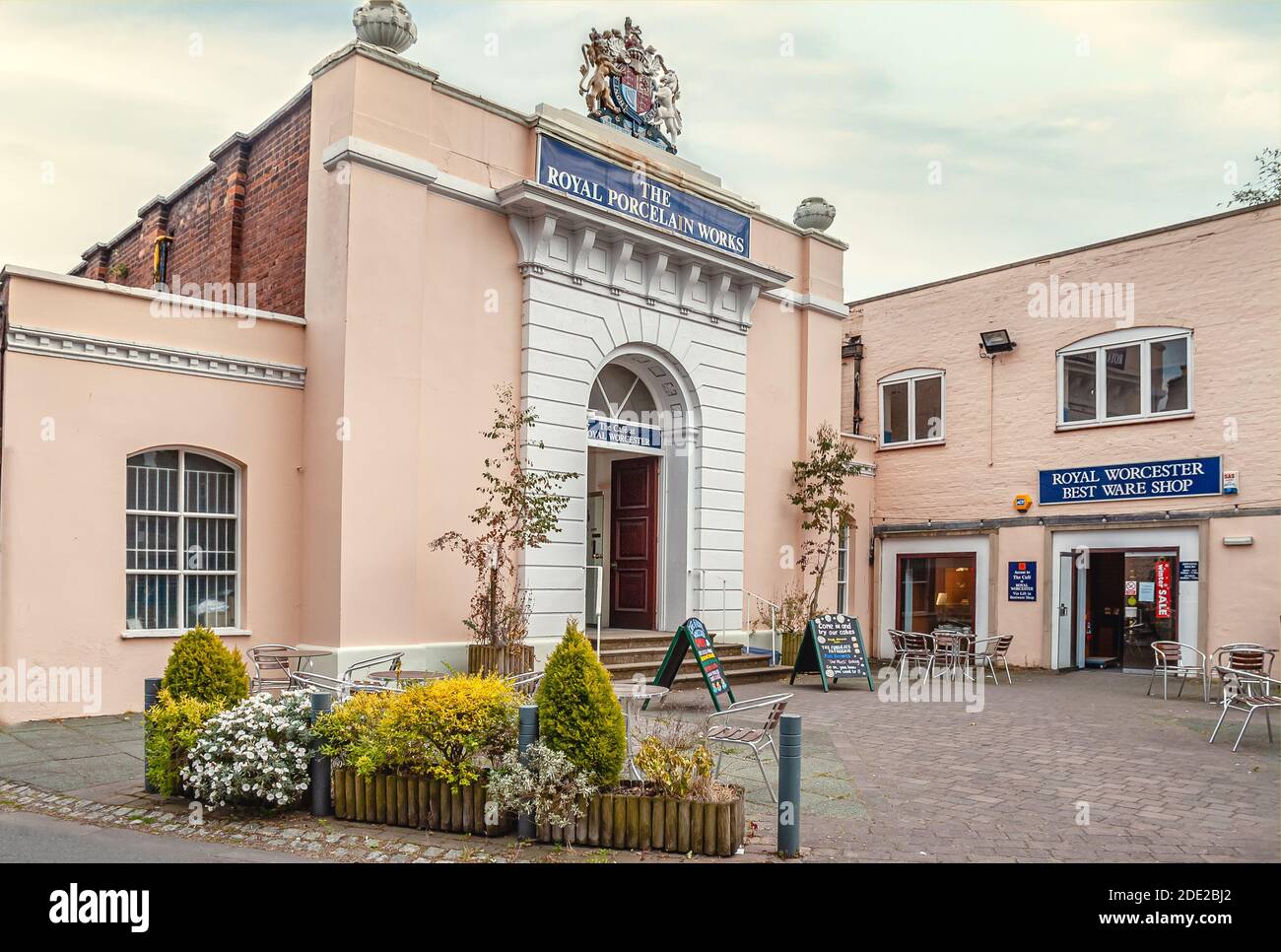 Royal Worcester Porcellane Works, Worcestershire, Inghilterra Foto Stock