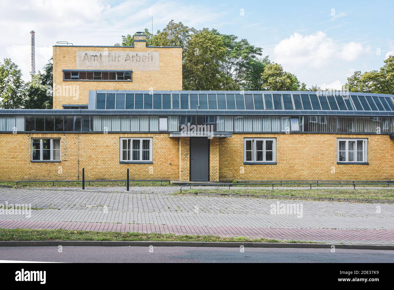 Edificio Bauhaus a Dessau, Germania. Foto Stock