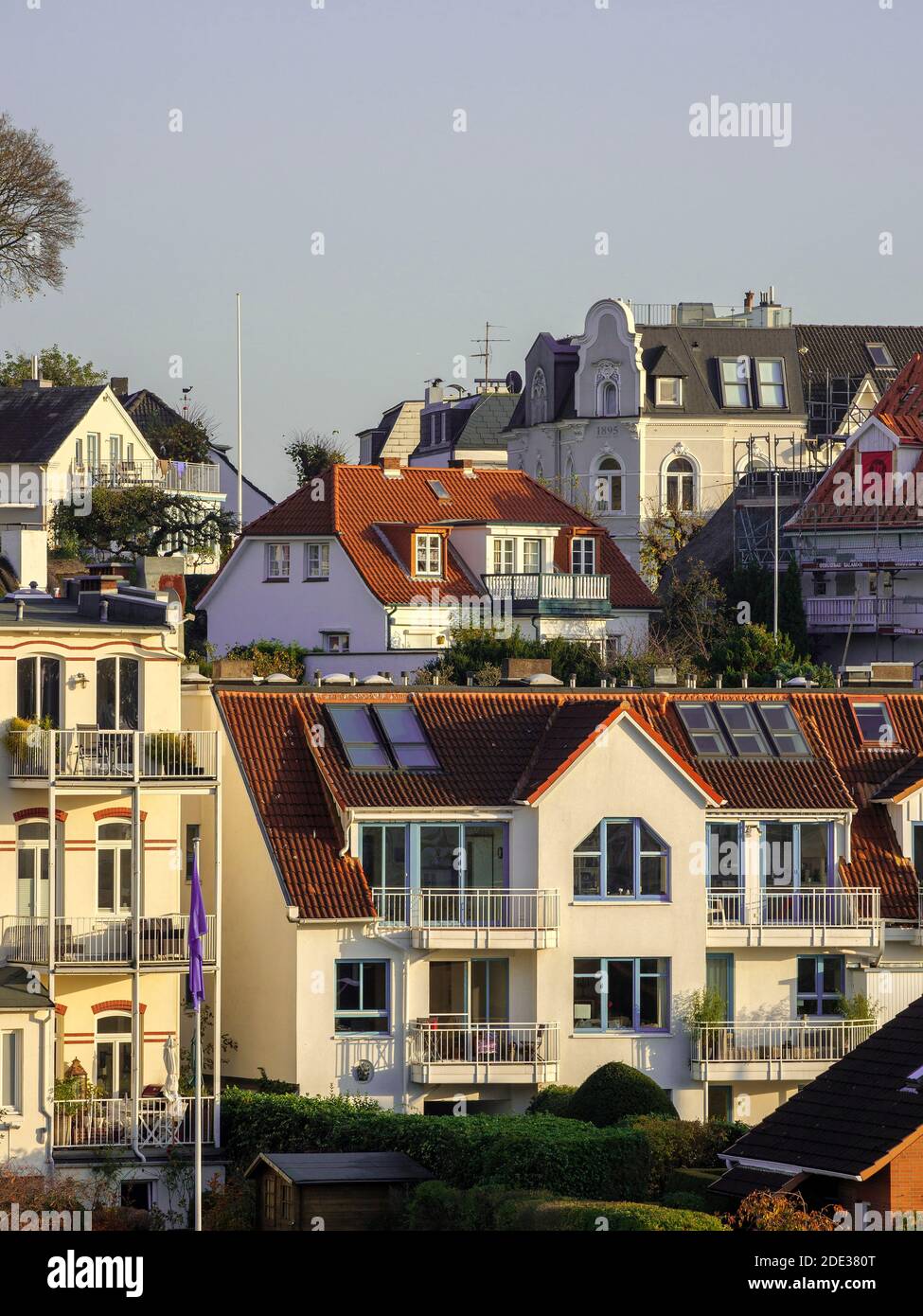 Treppenviertel di Amburgo-Blankenese, Germania, Europa Foto Stock