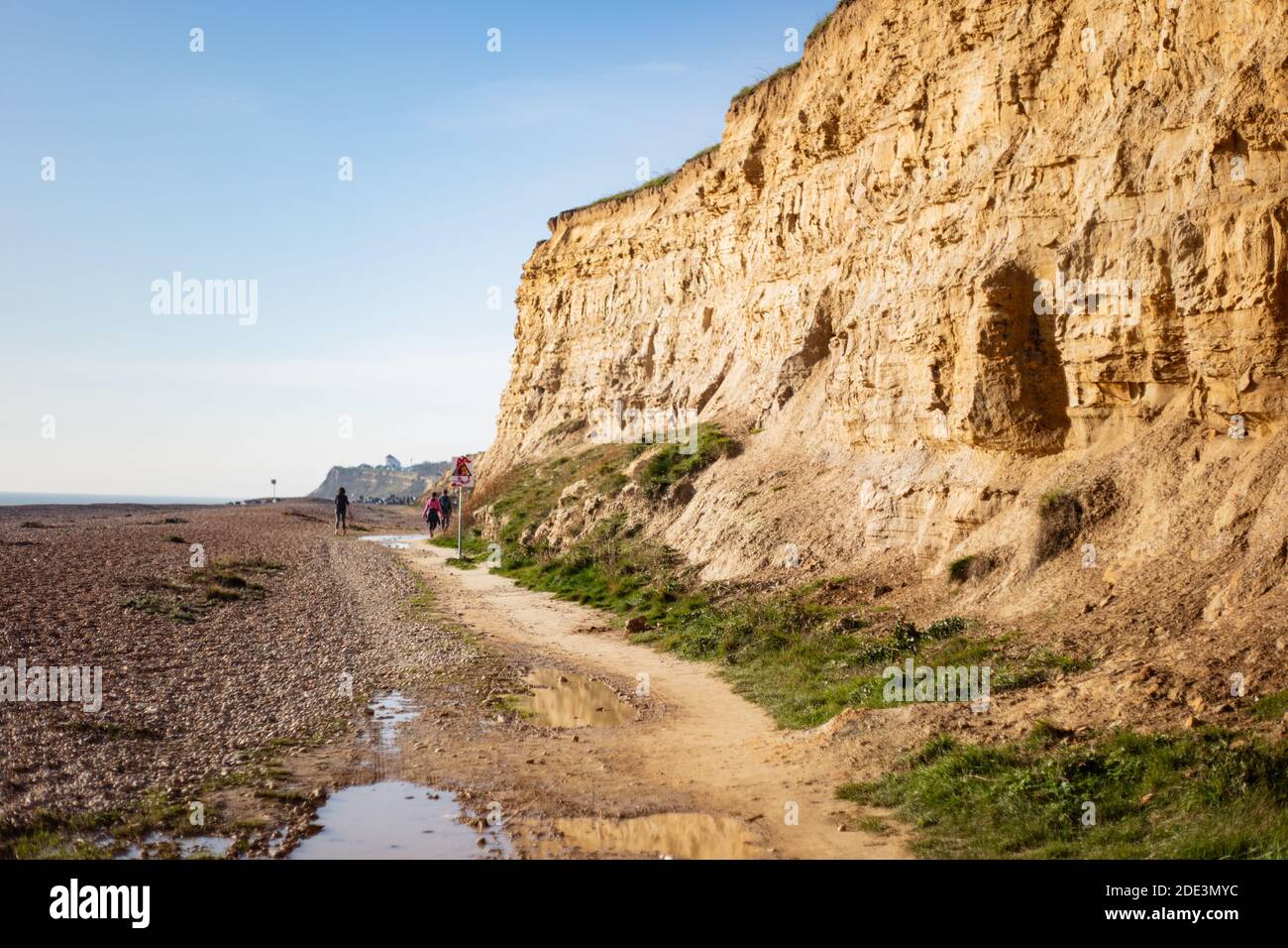 Sotto Galley Hill, Bexhill Foto Stock