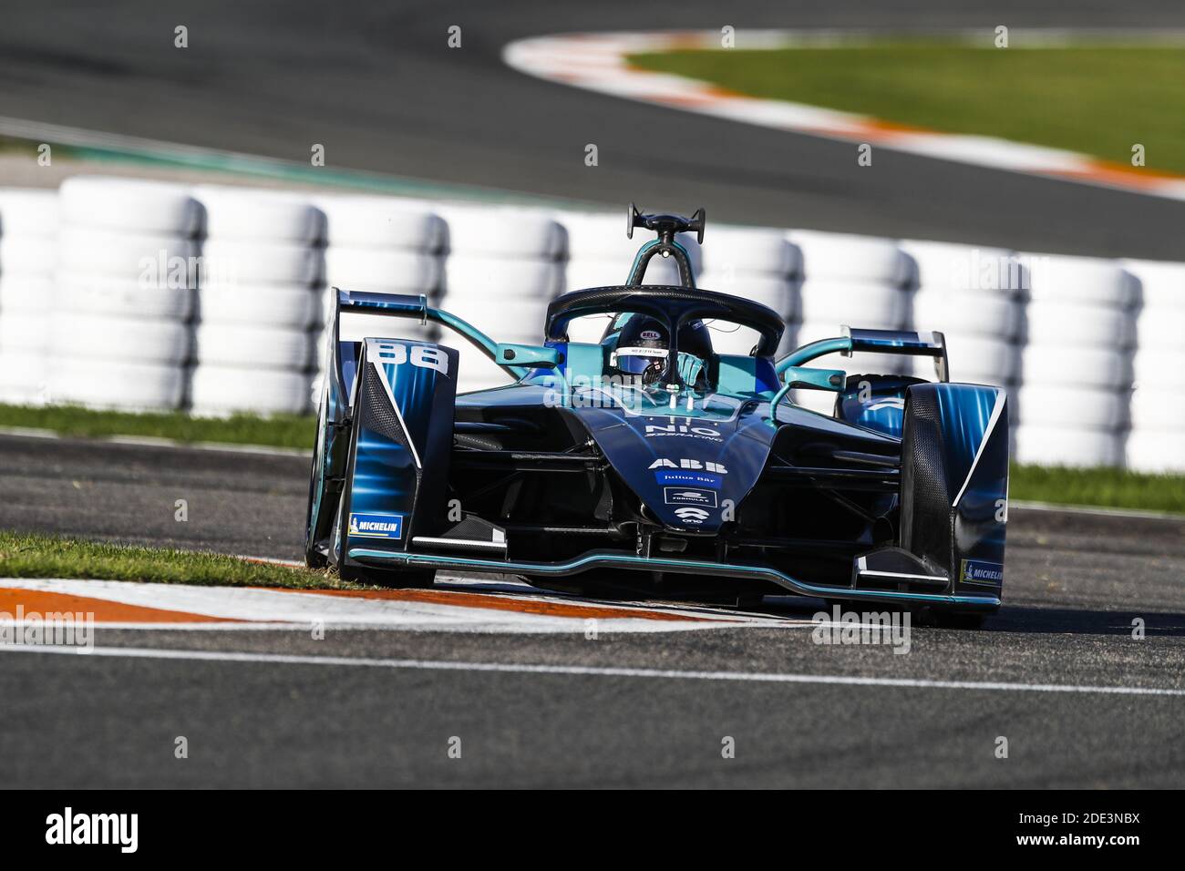 88 Blomqvist Tom (gbr), NIO 333 FE Team, NIO 333 FE 001, azione durante i test pre-stagione di Valencia per il Campionato Mondiale ABB FIA Formula e 2020-21, sul circuito Ricardo Tormo, dal 28 novembre al 1 dicembre 2020 a Valencia, Spagna - Foto Xavi Bonilla / DPPI / LM Foto Stock