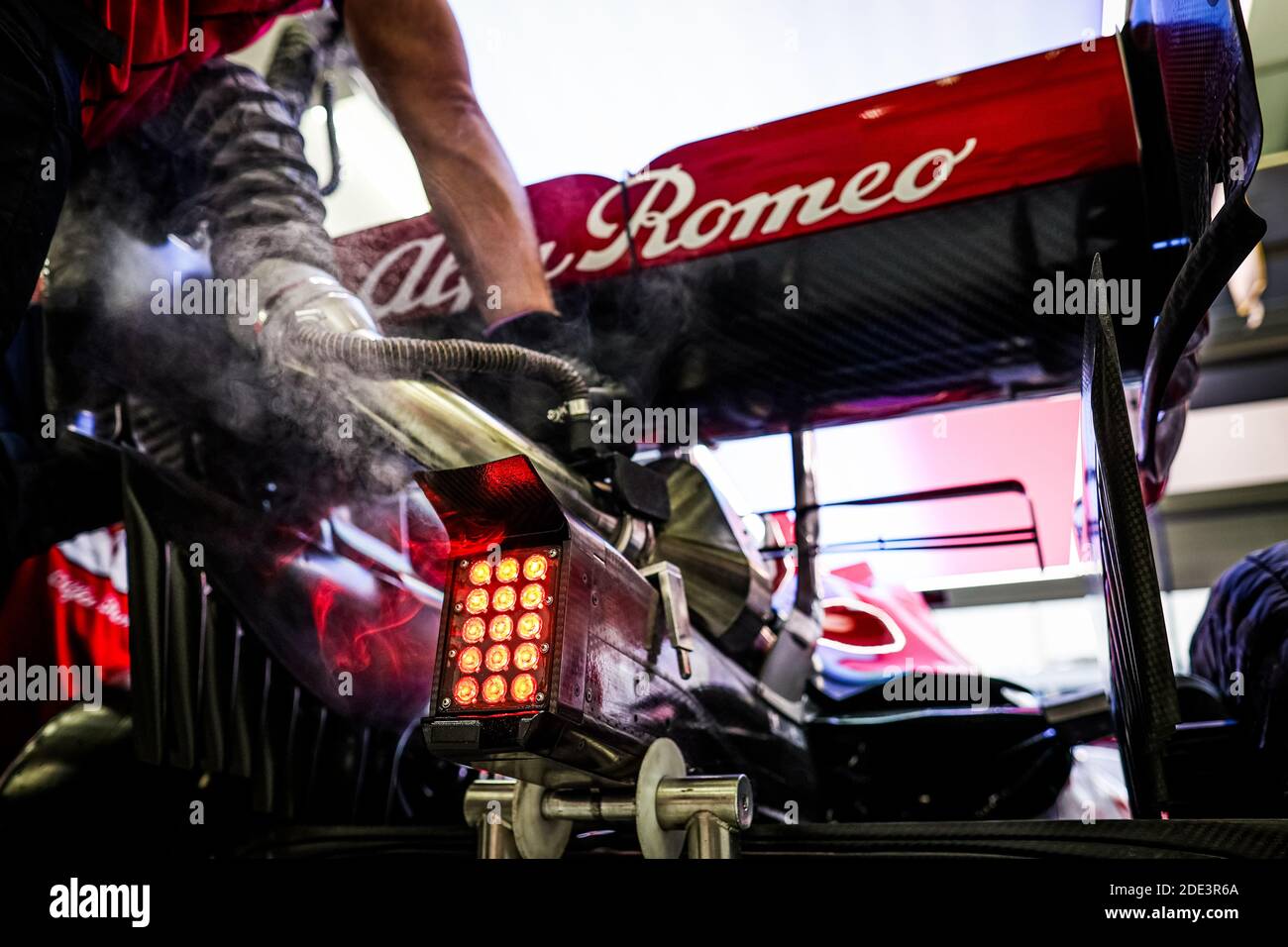 Sakhir, Bahrein. 28 Nov 2020. Alfa Romeo Racing ORLEN C39, dettaglio meccanico durante il Gran Premio del Golfo Air Bahrain di Formula 1 2020, dal 27 al 29 novembre 2020 sul circuito Internazionale del Bahrain, a Sakhir, Bahrain - Foto Antonin Vincent / DPPI / LM Credit: Gruppo Editoriale LiveMedia/Alamy Live News Foto Stock