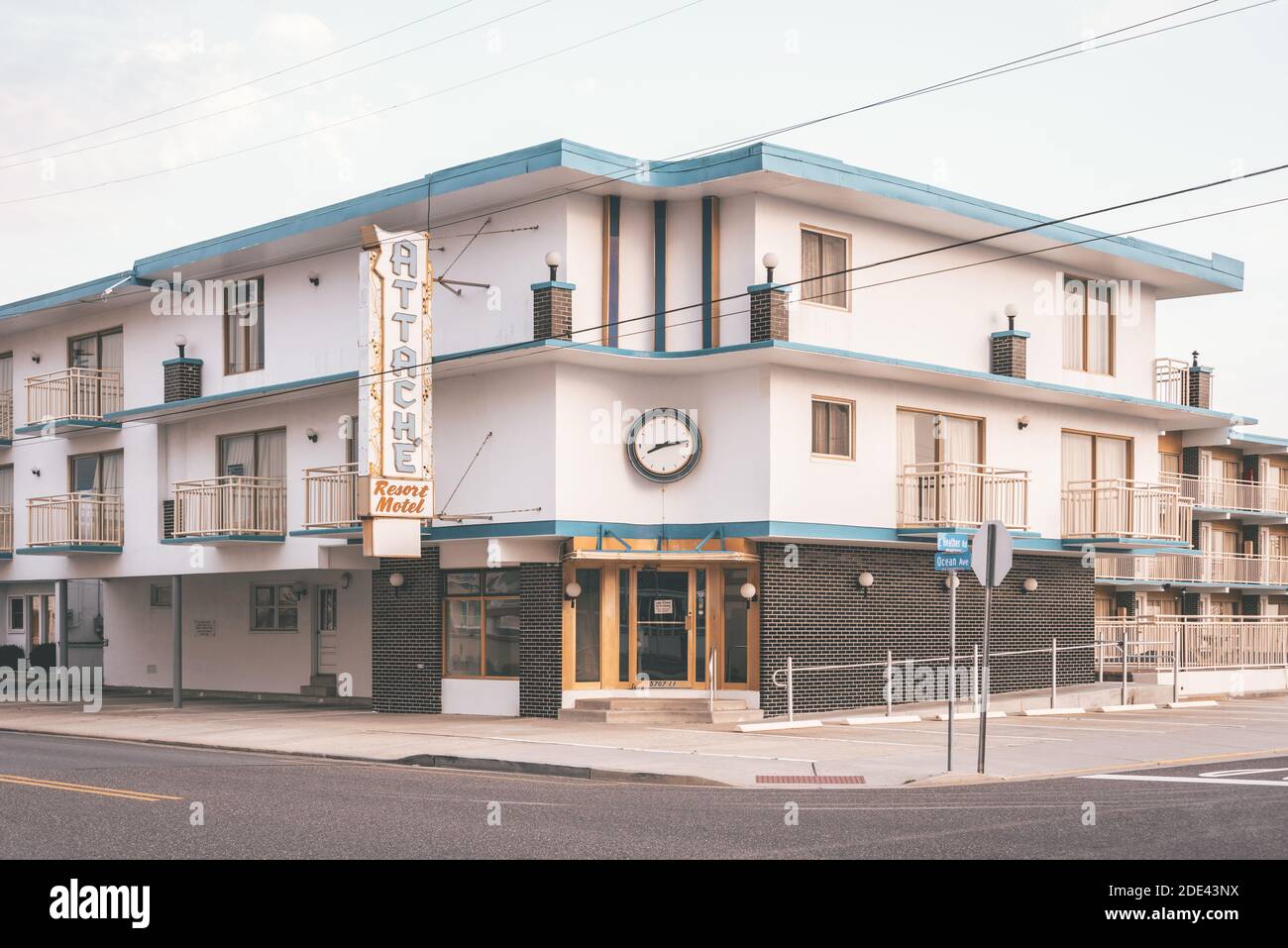 Attaché Motel, a Wildwood, New Jersey Foto Stock