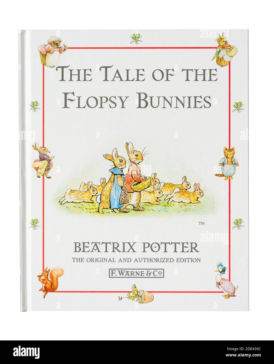 Libro per bambini "The Tale of the Flopsy Bunnies" di Beatrix Potter, Grande Londra, Inghilterra, Regno Unito Foto Stock