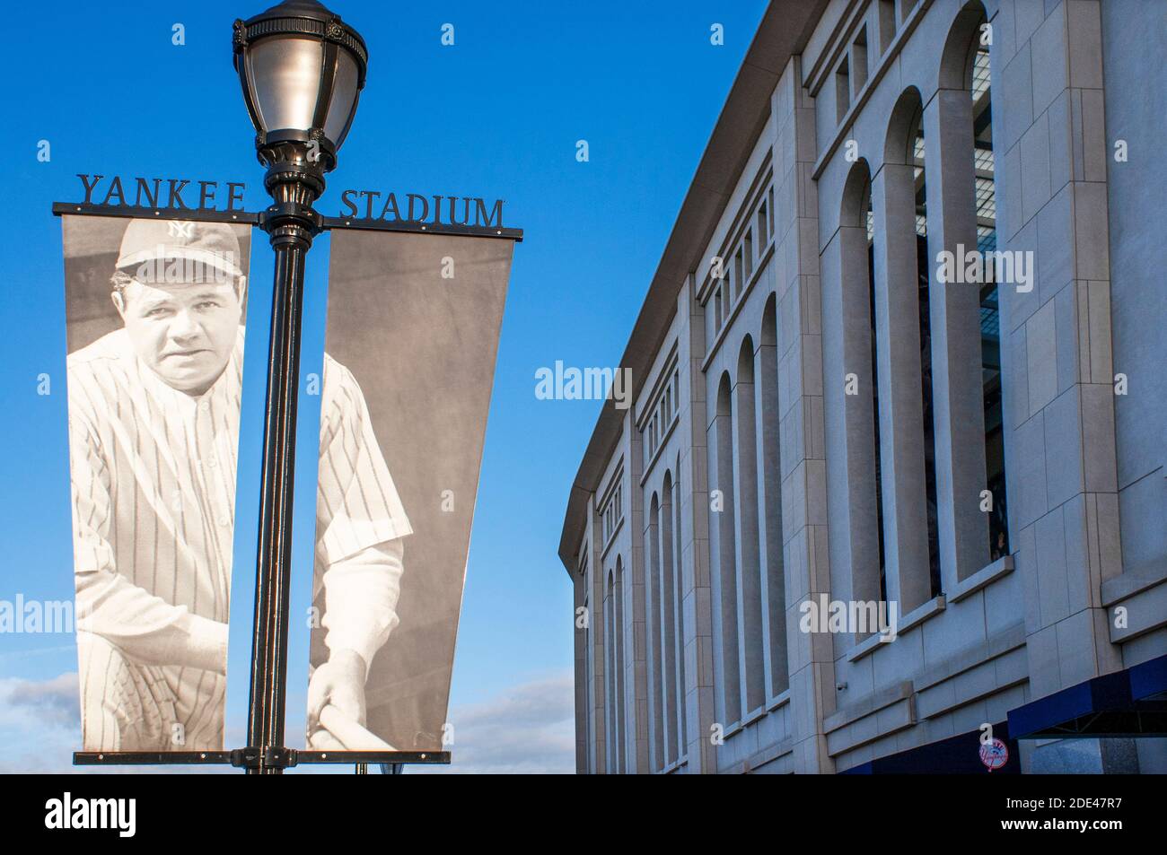 Yankee Stadium. East 161 Street e River Avenue. Jerome Avenue, Bronx., New York, Stati Uniti. Foto Stock
