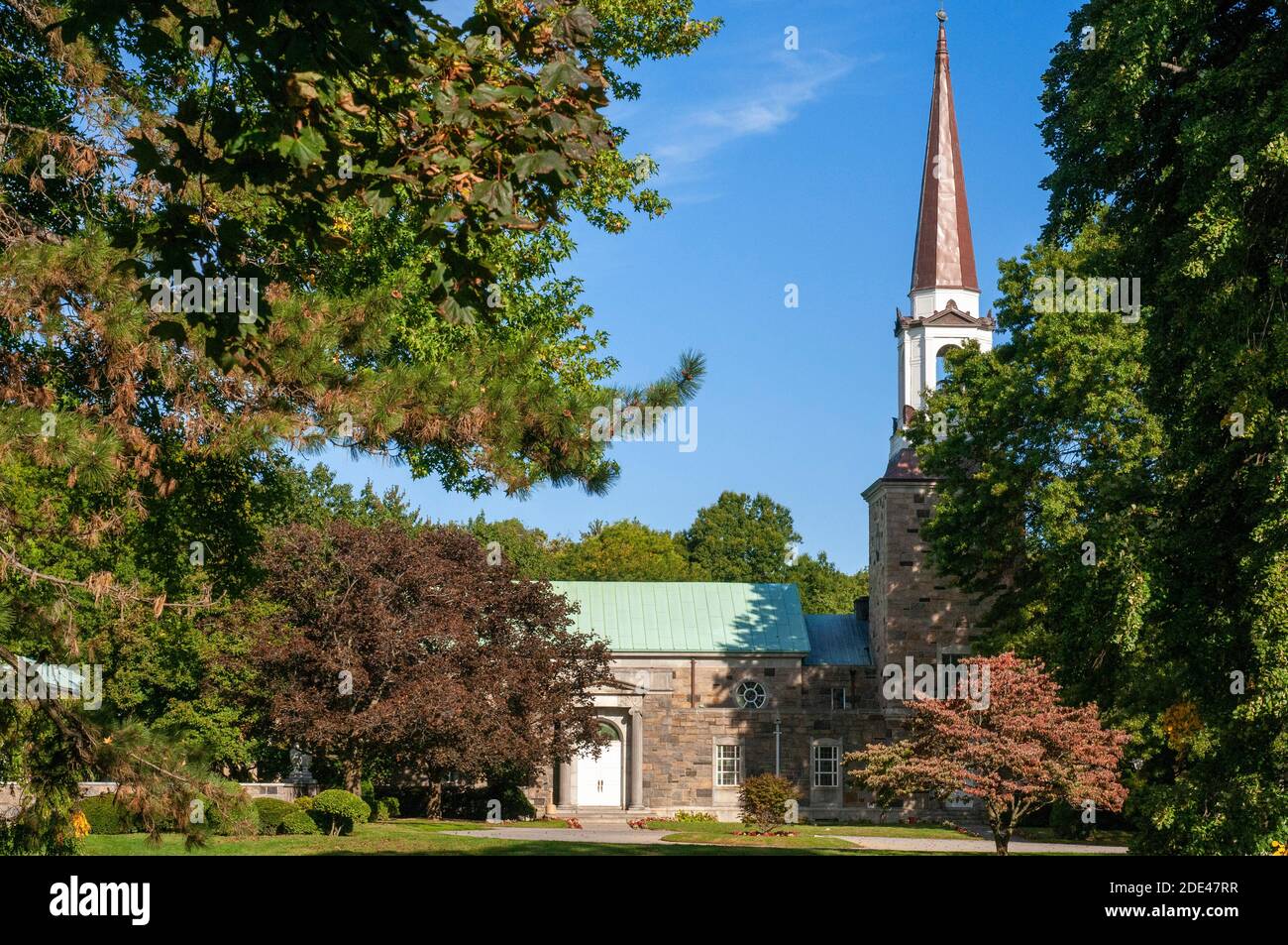 Cimitero di Woodlawn. Webster Avenue angolo est 233rd Street. Bronx, Woodlawn, New York, Stati Uniti. Dove finirono come nomi famosi come Miles Davis o Du Foto Stock