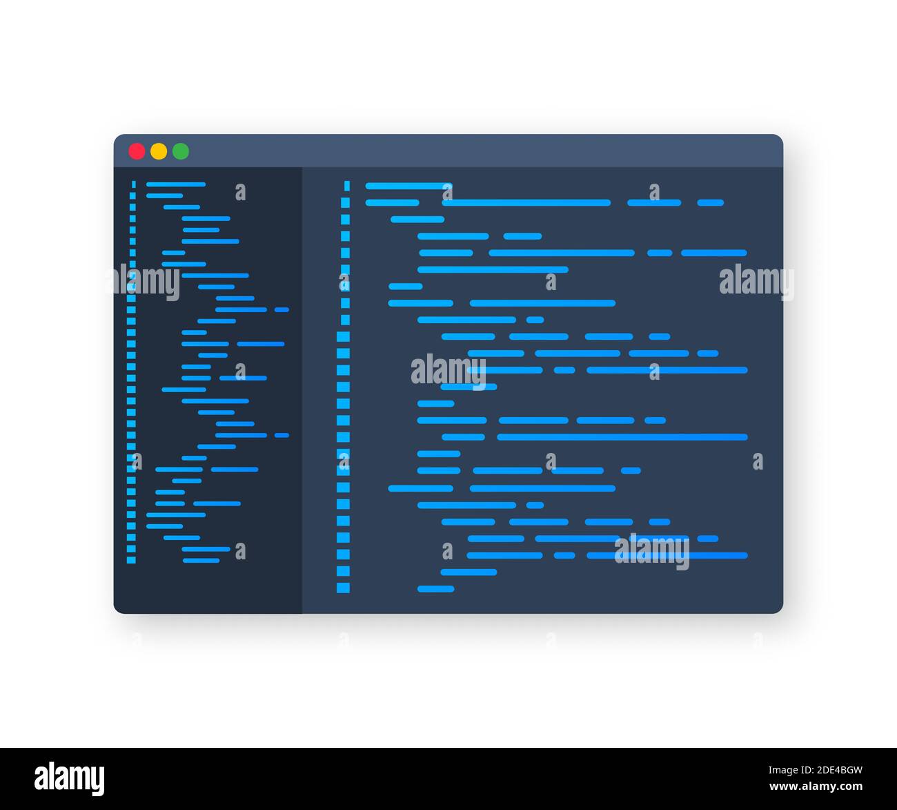 Digital codice java di testo. Il software per computer di codifica il concetto di vettore. La codifica di programmazione java script, programma digitale il codice sullo schermo illustrazione. Vettore Illustrazione Vettoriale