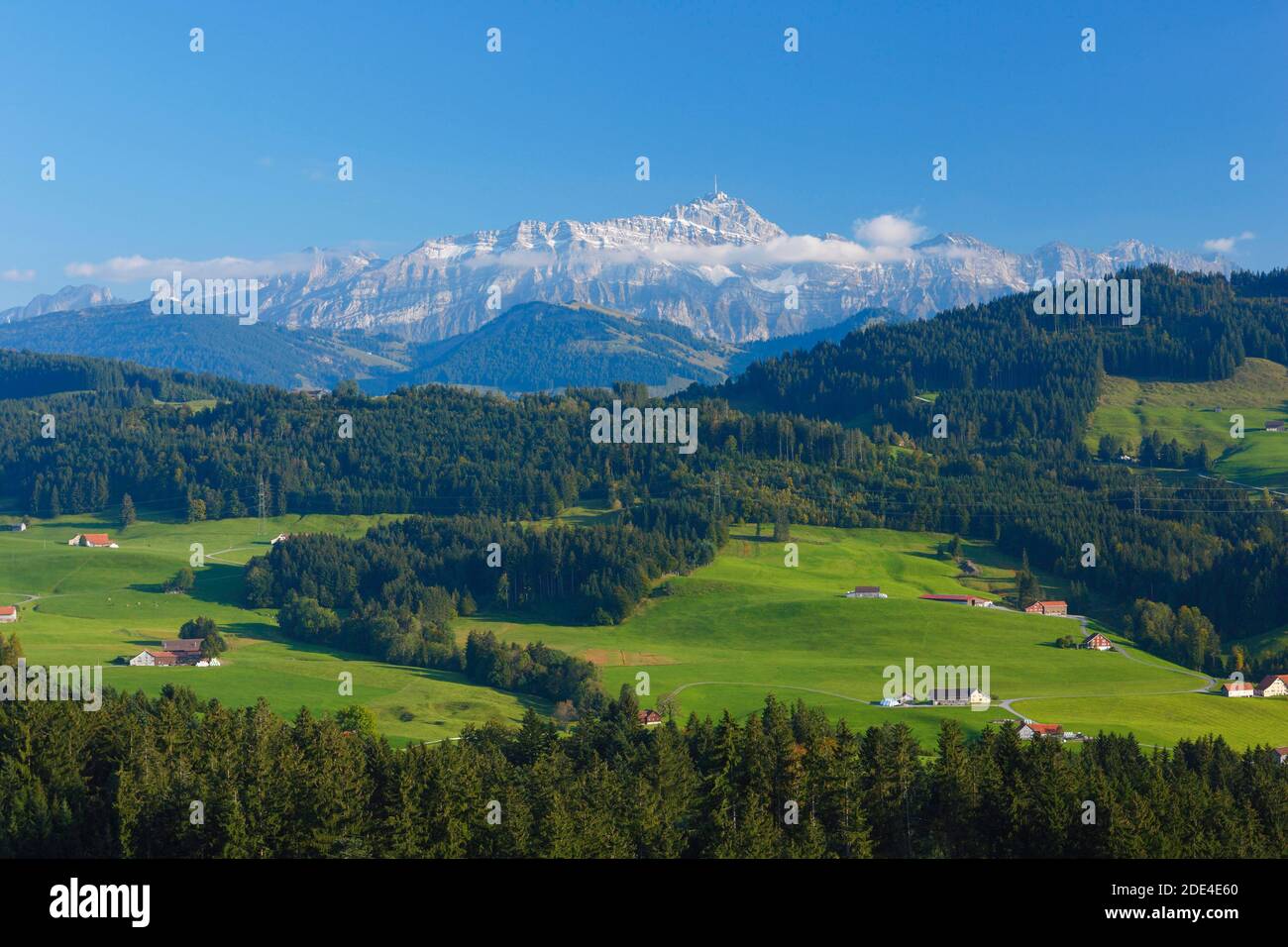 Massiccio di Saentis, Appenzell, Svizzera Foto Stock