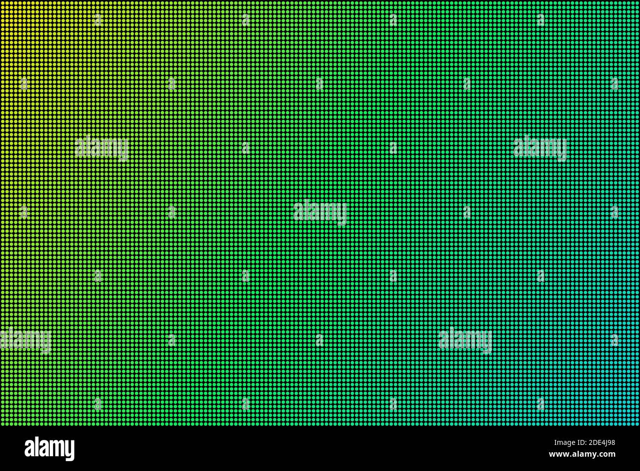 Schermo LED. Televisione in background DOT RGB. Illustrazione di stock vettoriale. Illustrazione Vettoriale