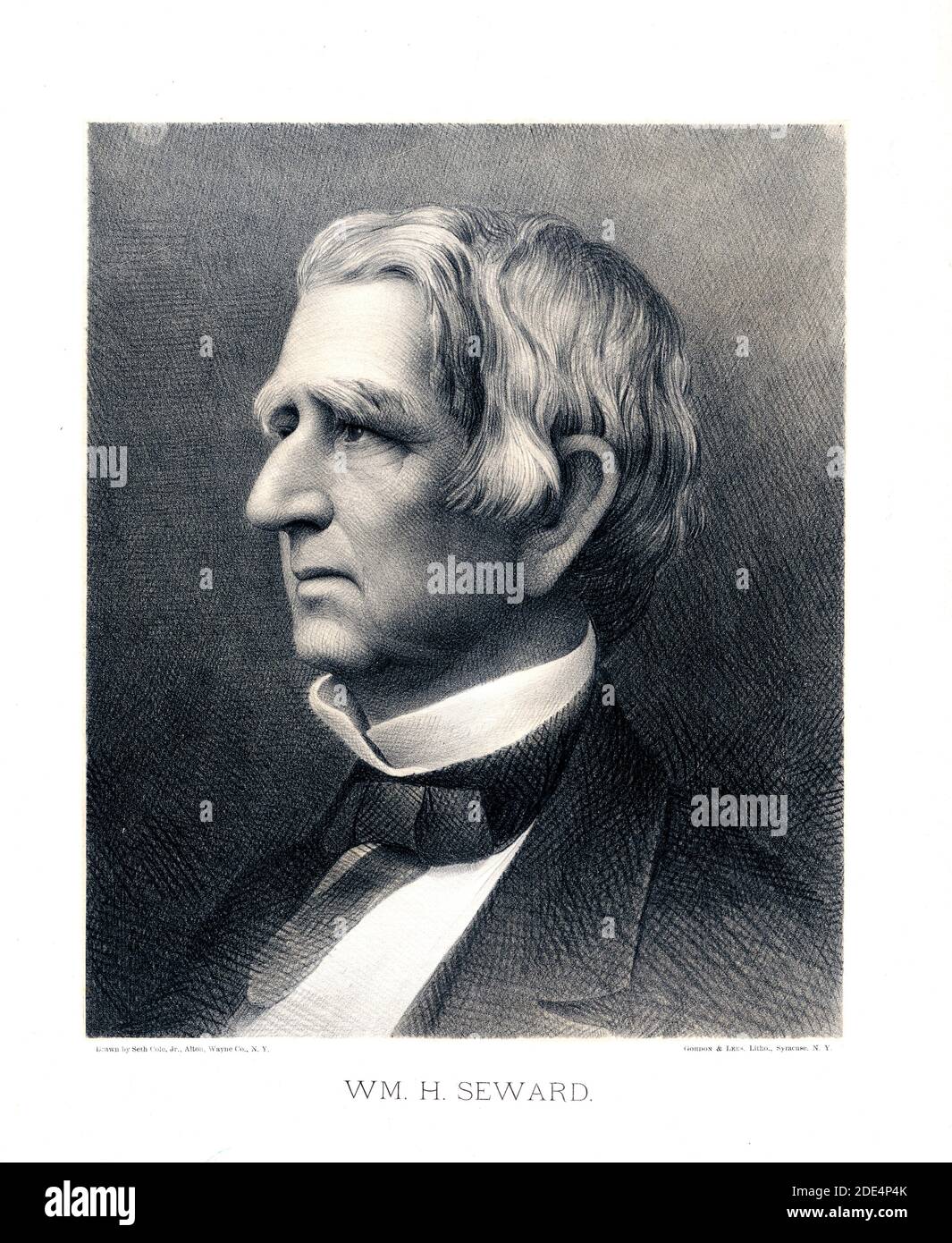 William H. Seward ca. 1874 Foto Stock