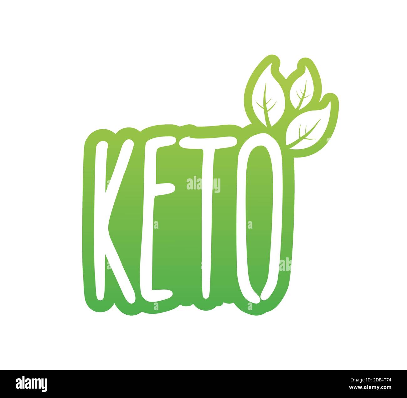 Dieta Ketogenic segno del logo. Dieta cheto. Illustrazione Vettoriale. Illustrazione Vettoriale