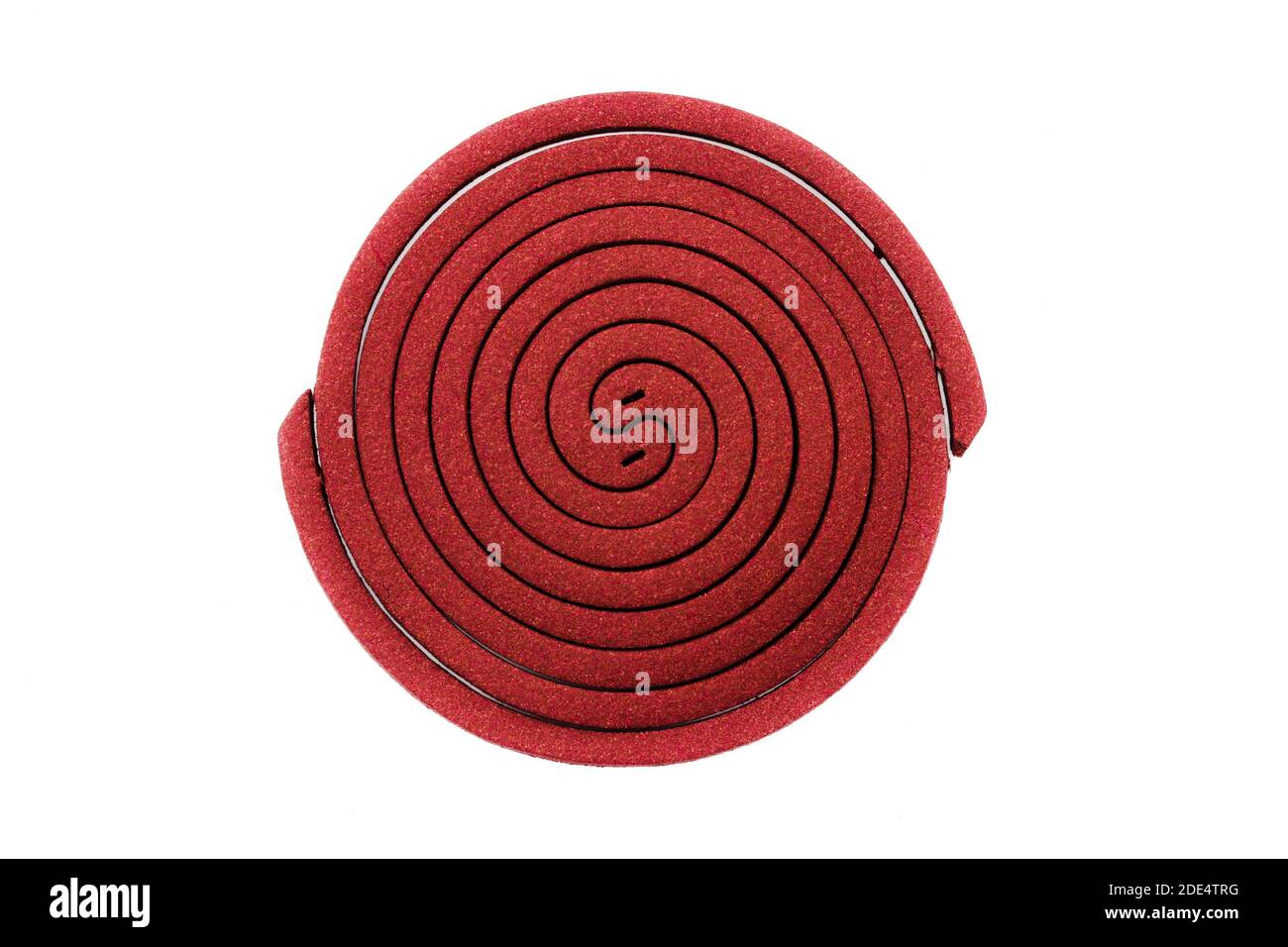 Un'immagine di repellente per zanzare isolato su sfondo bianco Foto Stock