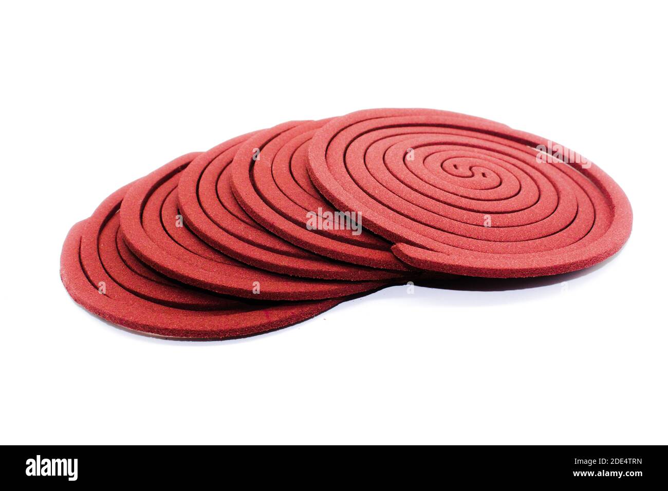 Un'immagine di repellente per zanzare isolato su sfondo bianco Foto Stock