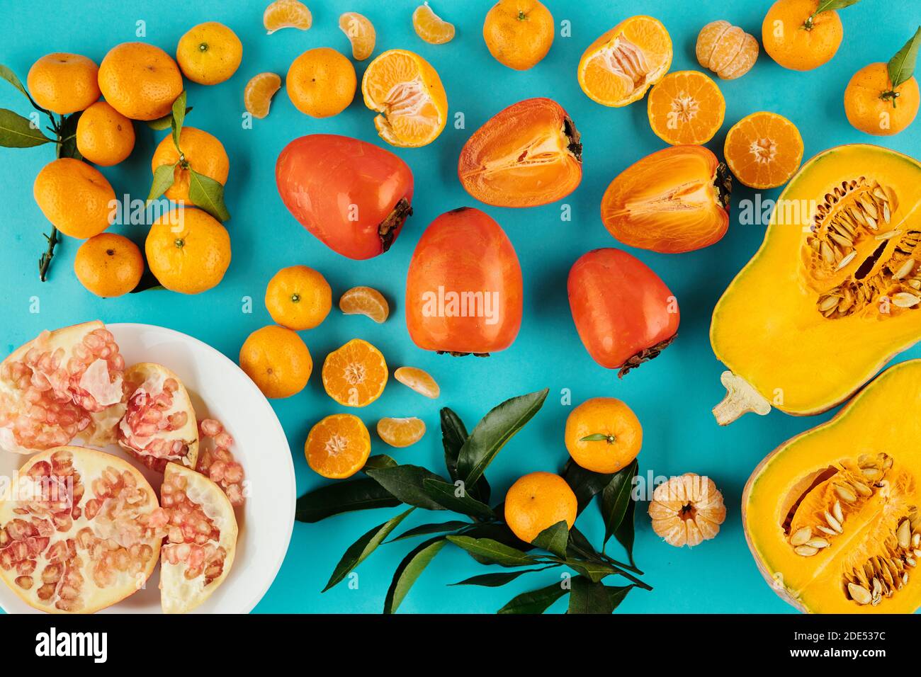 Frutta e verdura d'arancia Foto Stock