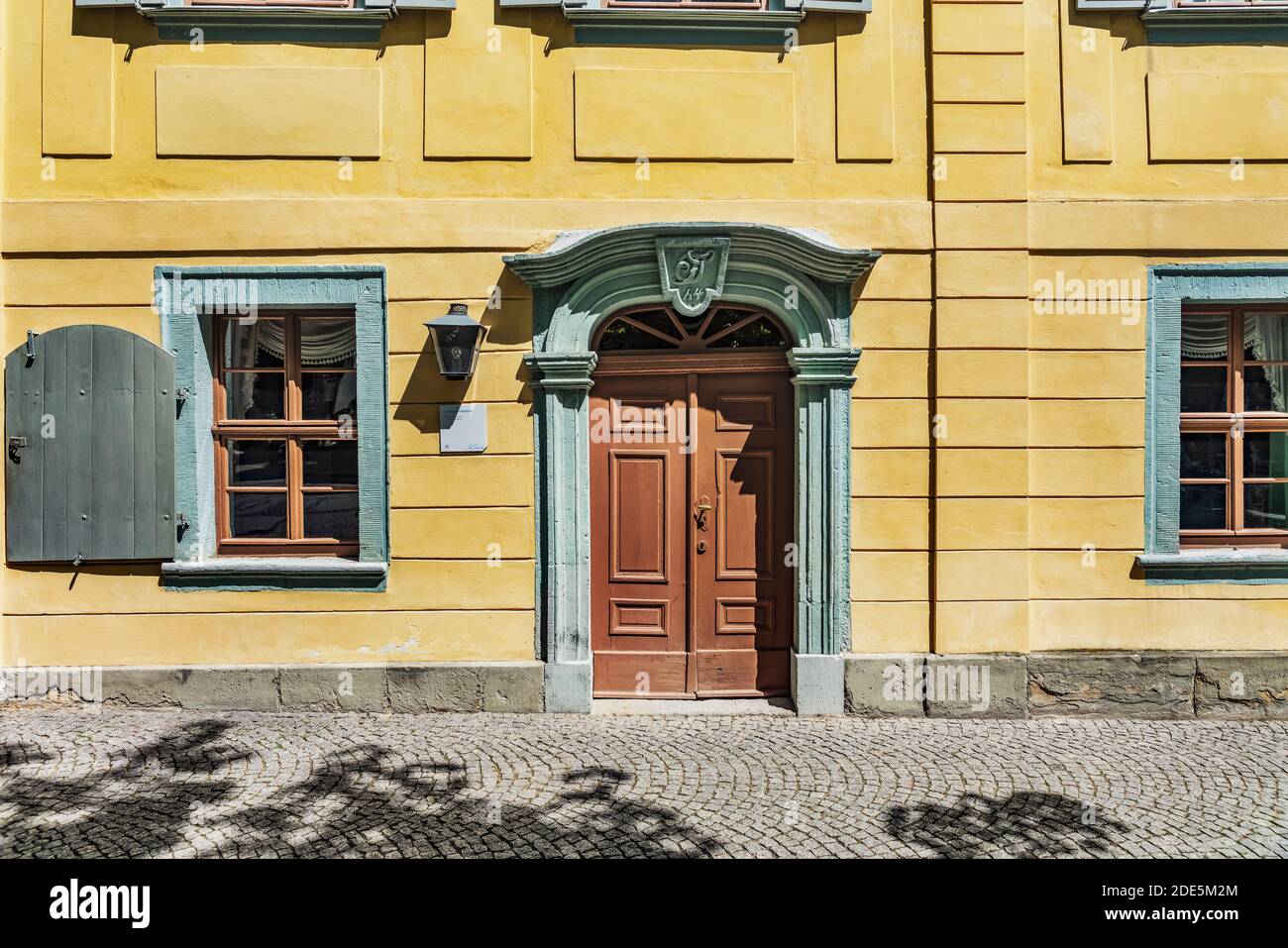 La Schiller House Weimar è l'ex residenza di Friedrich Schiller a Weimar, Turingia, Germania, Europa Foto Stock