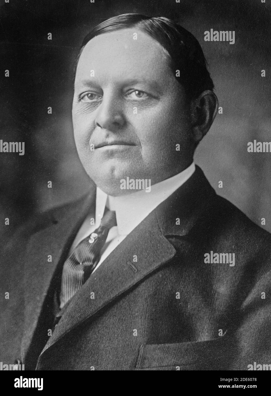 Uomo politico americano Oscar Wilder Underwood (1862-1929). 11 10 1910 Foto Stock